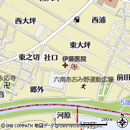 愛知県岡崎市定国町郷外周辺の地図