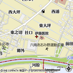 愛知県岡崎市定国町（郷外）周辺の地図