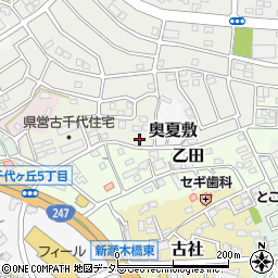 愛知県常滑市南古千代33周辺の地図