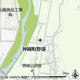 兵庫県たつの市神岡町野部95周辺の地図