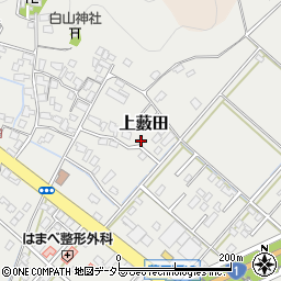 静岡県藤枝市上藪田134-17周辺の地図