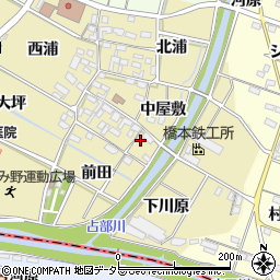 愛知県岡崎市定国町前田2周辺の地図