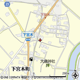 兵庫県加西市下宮木町311周辺の地図