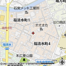 愛知県碧南市福清水町周辺の地図