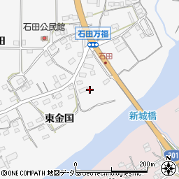 愛知県新城市石田万福7周辺の地図