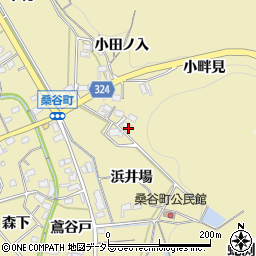 愛知県岡崎市桑谷町小畔見1周辺の地図