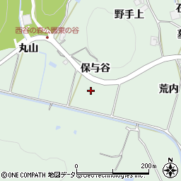 兵庫県宝塚市境野保与谷周辺の地図