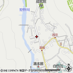 静岡県伊豆市湯ケ島1682-4周辺の地図