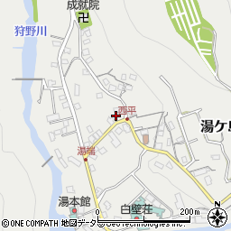 静岡県伊豆市湯ケ島1673周辺の地図