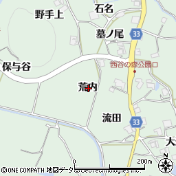 兵庫県宝塚市境野荒内周辺の地図