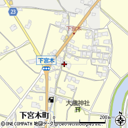 兵庫県加西市下宮木町310周辺の地図