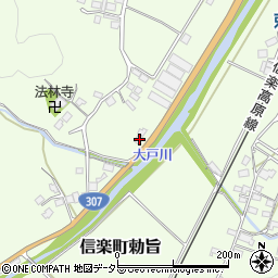 滋賀県甲賀市信楽町勅旨1658周辺の地図