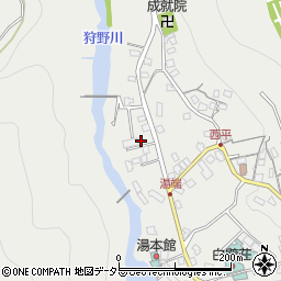 静岡県伊豆市湯ケ島1682周辺の地図