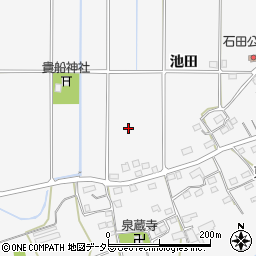 愛知県新城市石田周辺の地図