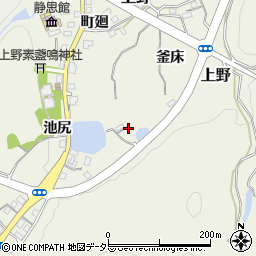兵庫県川辺郡猪名川町上野小西周辺の地図