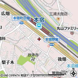 愛知県岡崎市本宿町一里山28周辺の地図