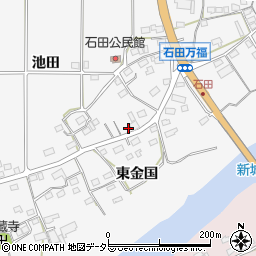 愛知県新城市石田池田154周辺の地図