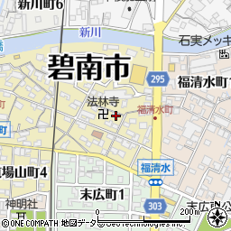 愛知県碧南市道場山町5丁目110周辺の地図