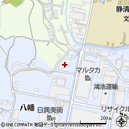 静岡県藤枝市八幡605周辺の地図