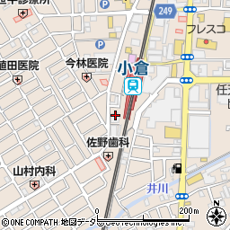 株式会社ヤクルト京滋ヤクルト販売　小倉センター周辺の地図