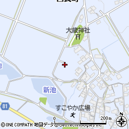 兵庫県加西市西長町809周辺の地図