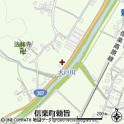 滋賀県甲賀市信楽町勅旨1657周辺の地図