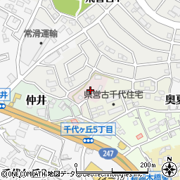 愛知県常滑市北古千代周辺の地図