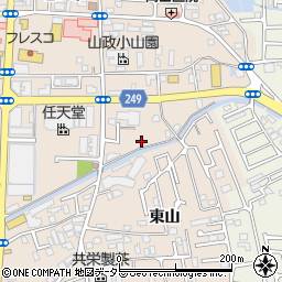 京都府宇治市小倉町天王69周辺の地図