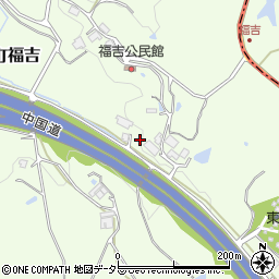 兵庫県三木市吉川町福吉周辺の地図