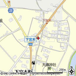 兵庫県加西市下宮木町434周辺の地図