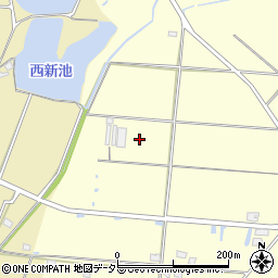 兵庫県加西市鶉野町周辺の地図