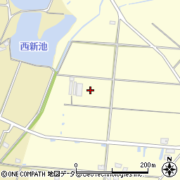 兵庫県加西市鶉野町周辺の地図