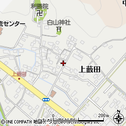 静岡県藤枝市上藪田631-1周辺の地図
