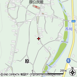 大阪府高槻市原641周辺の地図