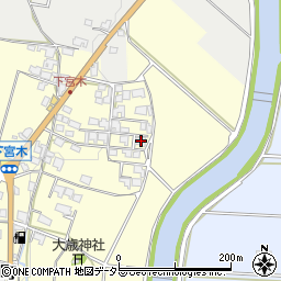 兵庫県加西市下宮木町335周辺の地図