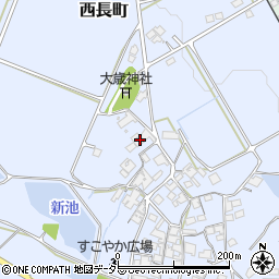 兵庫県加西市西長町814周辺の地図