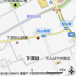 兵庫県三田市下深田626周辺の地図