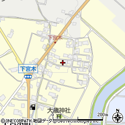 兵庫県加西市下宮木町360周辺の地図
