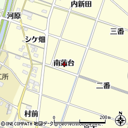 愛知県岡崎市福岡町南蓮台周辺の地図