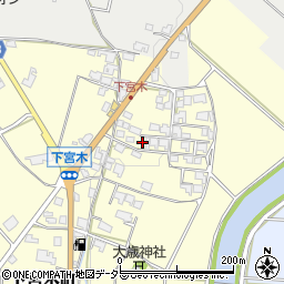 兵庫県加西市下宮木町359周辺の地図