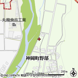 兵庫県たつの市神岡町野部91周辺の地図