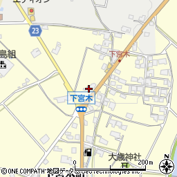 兵庫県加西市下宮木町437周辺の地図