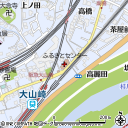 大山崎ふるさとセンター周辺の地図