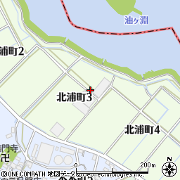 愛知県碧南市北浦町周辺の地図
