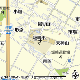 幸田町立坂崎小学校周辺の地図