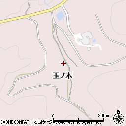 愛知県新城市庭野玉ノ木周辺の地図