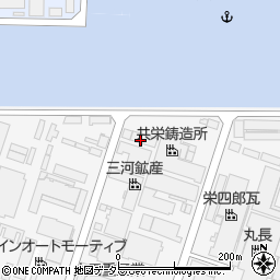 合資会社中川金属六号地工場周辺の地図