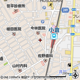 京都府宇治市小倉町西浦88-19周辺の地図