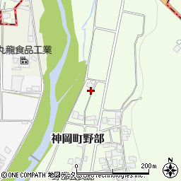 兵庫県たつの市神岡町野部89周辺の地図