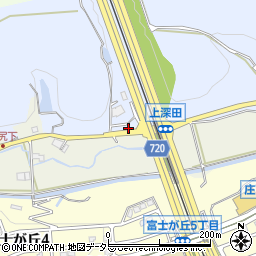 兵庫県三田市上深田461周辺の地図